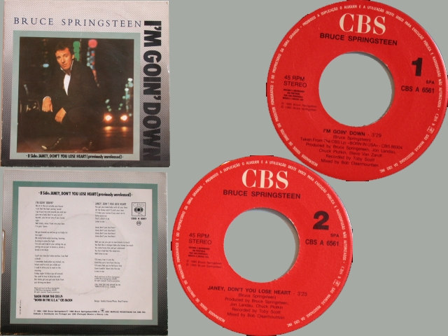 Bruce Springsteen - I'M GOIN' DOWN / JANEY, DON'T YOU LOSE HEART
